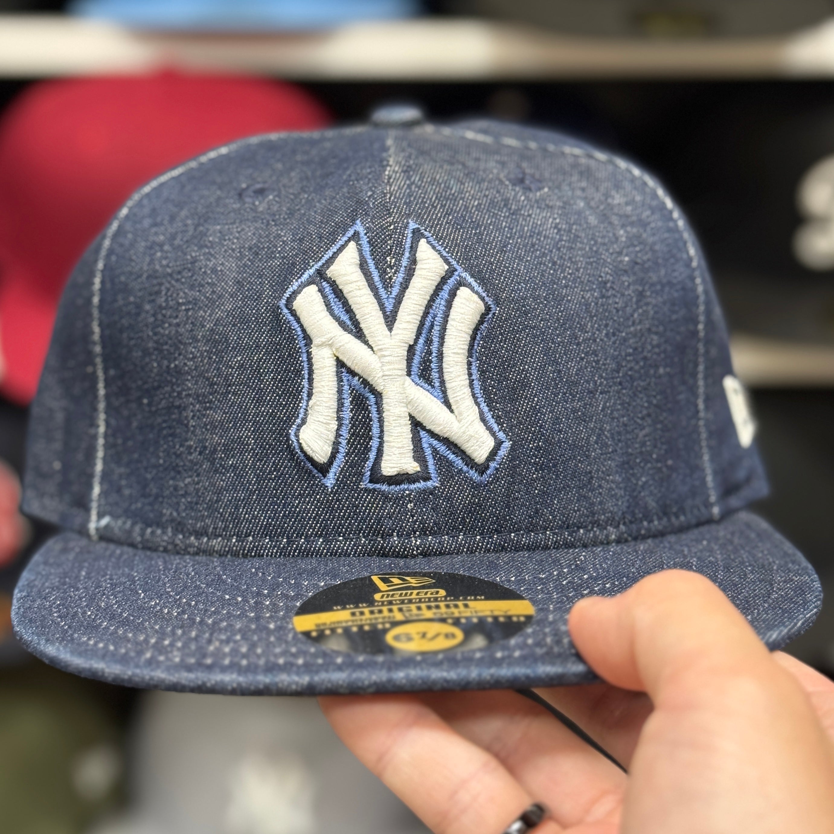 New Era New York Yankees 'Denim' Navy 59FIFTY Fitted Hat - Product Image