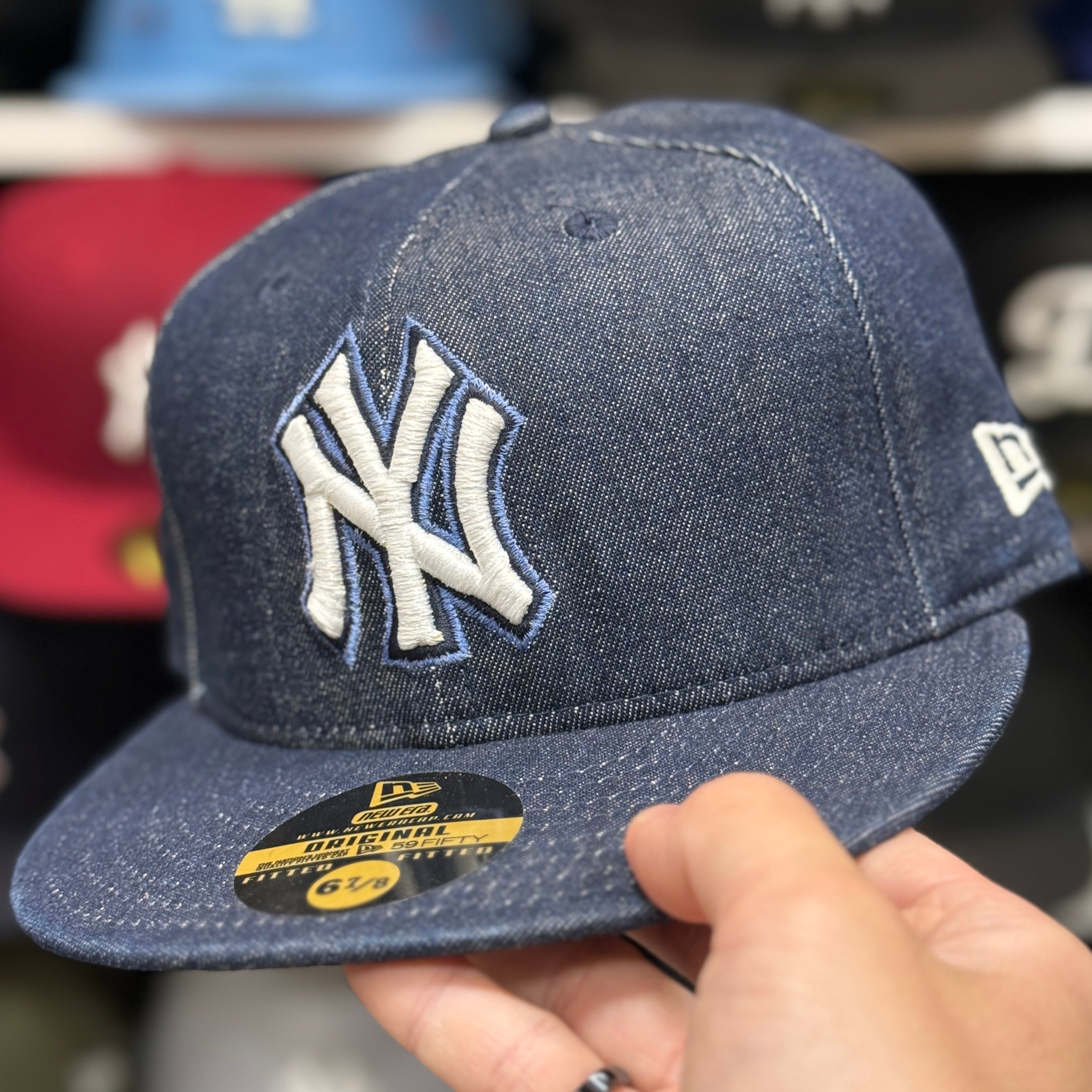 New Era New York Yankees 'Denim' Navy 59FIFTY Fitted Hat - Product Image