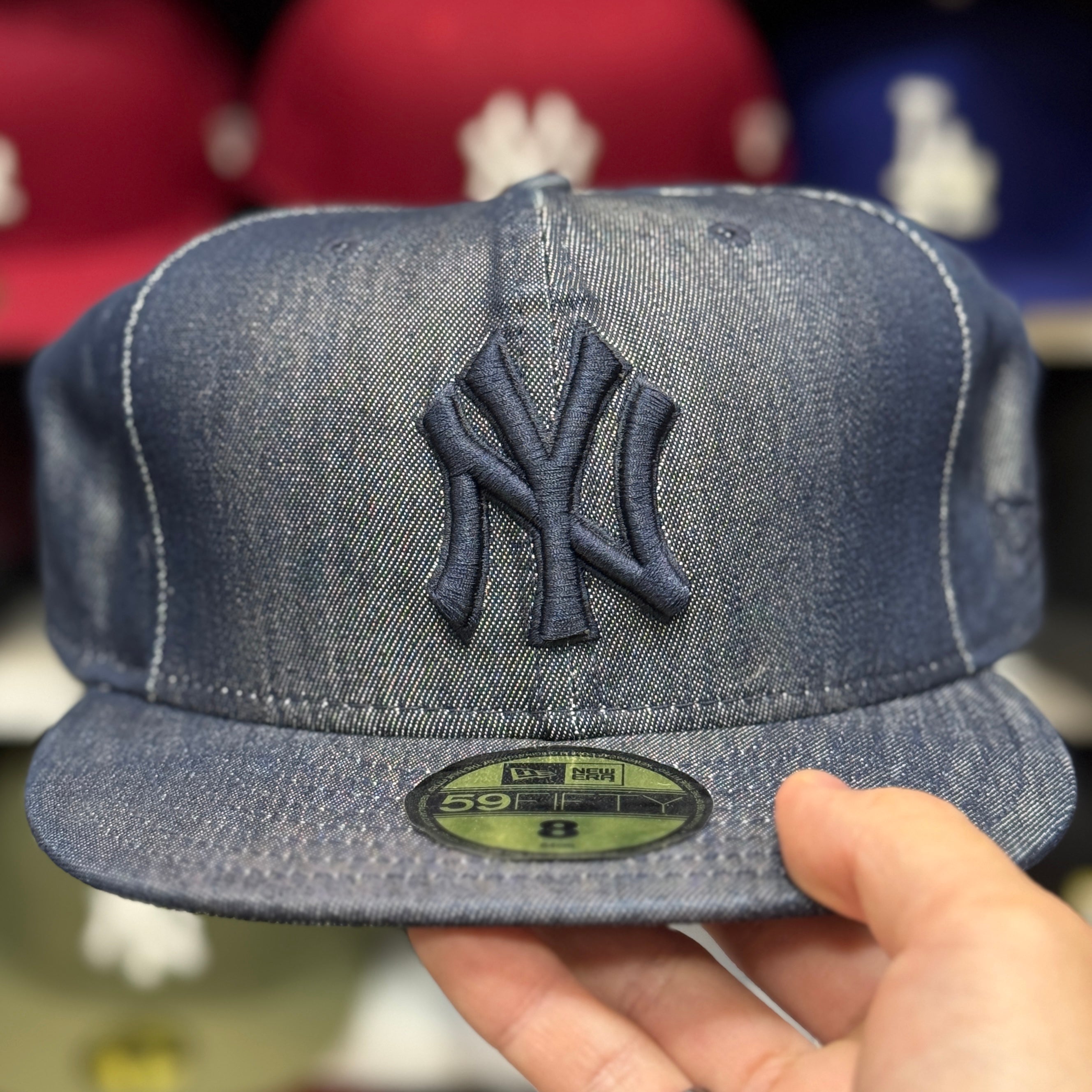 New Era New York Yankees 'Denim' Navy 59FIFTY Fitted Hat - Product Image
