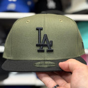 New Era Los Angeles Dodgers Olive/Black 9FIFTY Snapback - Product Image