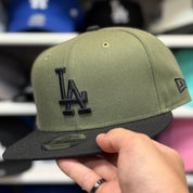 New Era Los Angeles Dodgers Olive/Black 9FIFTY Snapback - Product Image