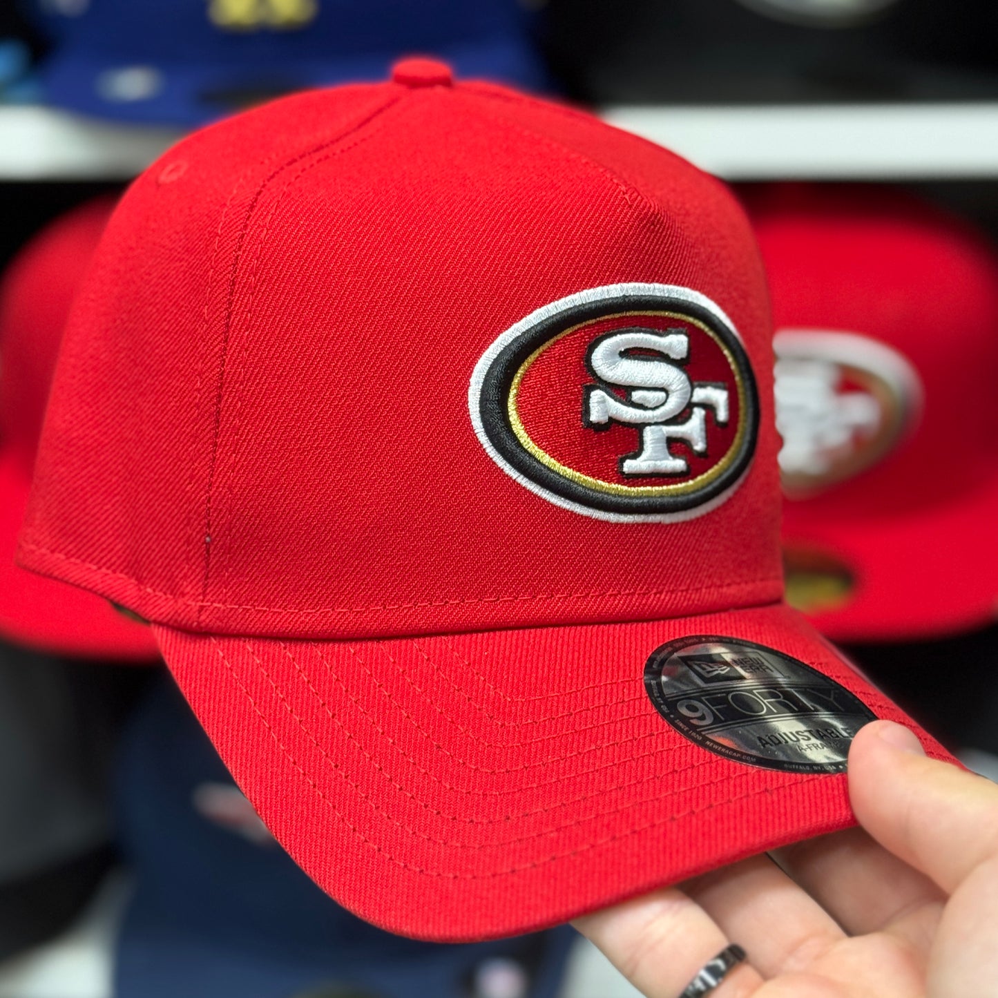 New Era San Francisco 49ers A-Frame Red 9FORTY Snapback