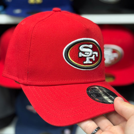 New Era San Francisco 49ers A-Frame Red 9FORTY Snapback
