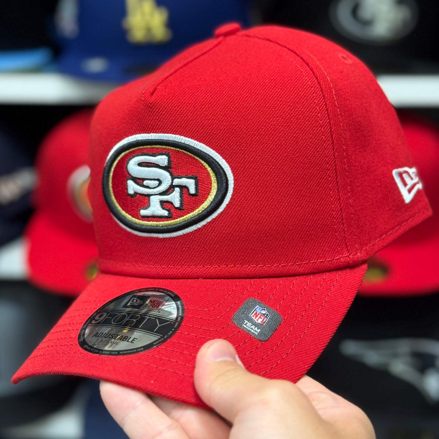 New Era San Francisco 49ers A-Frame Red 9FORTY Snapback