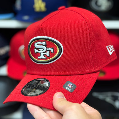 New Era San Francisco 49ers A-Frame Red 9FORTY Snapback