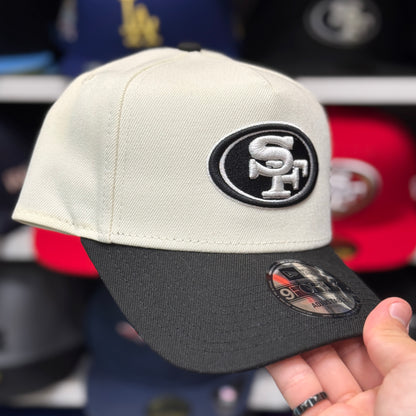 New Era San Francisco 49ers A-Frame Creme/Black 9FORTY Snapback