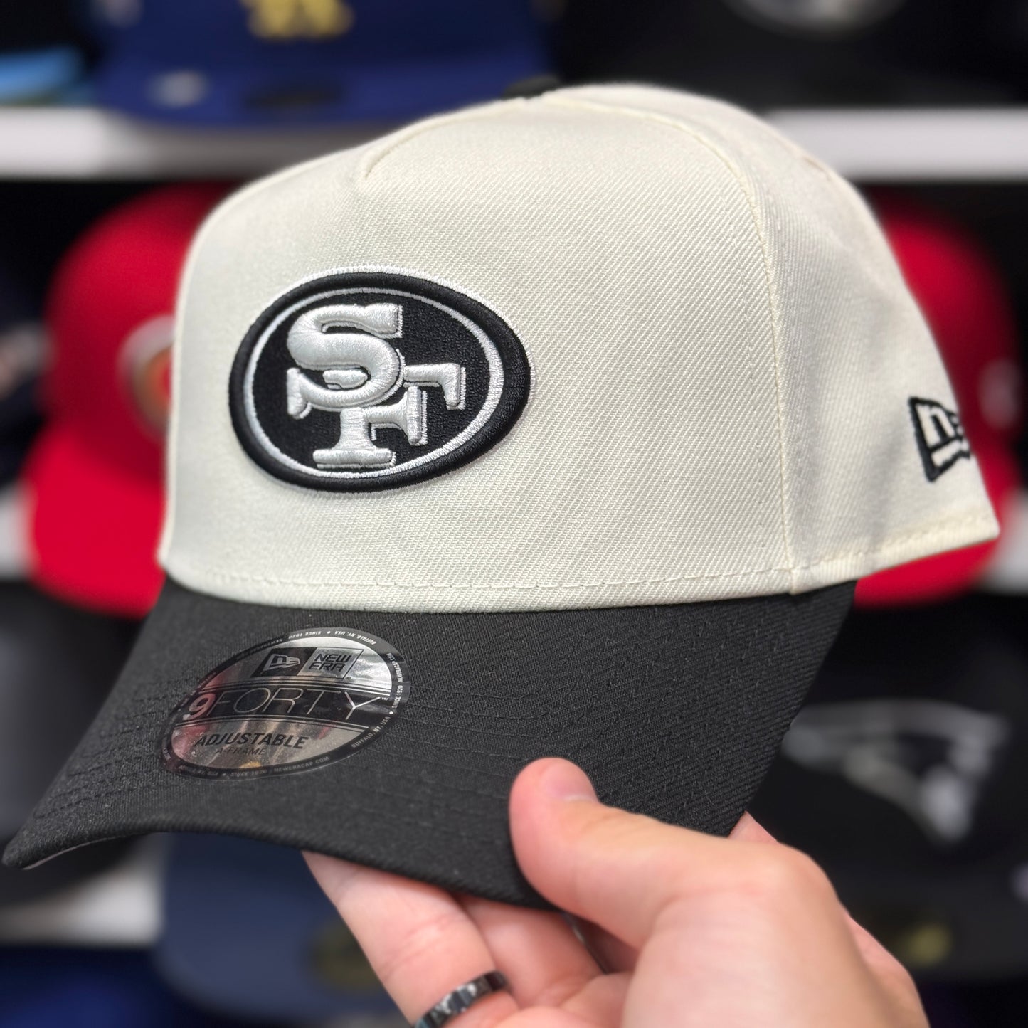 New Era San Francisco 49ers A-Frame Creme/Black 9FORTY Snapback