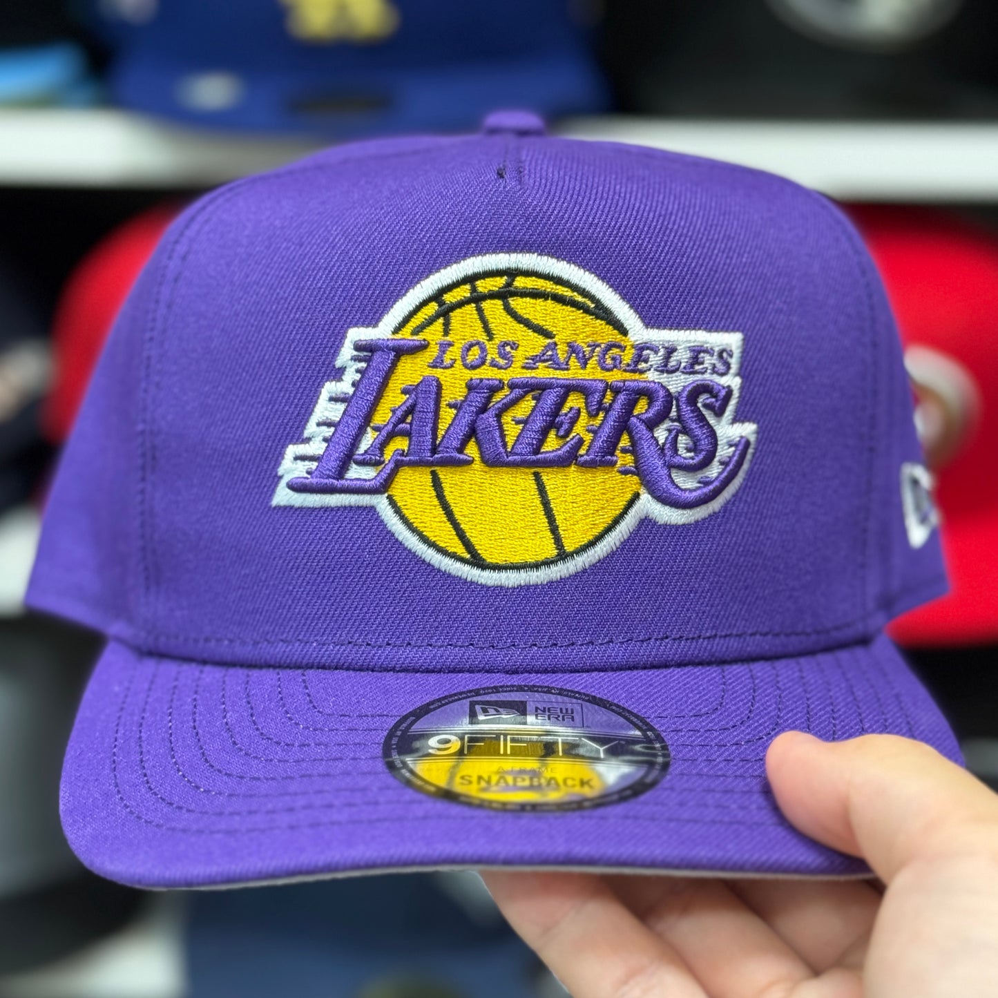 New Era Los Angeles Lakers A-Frame Purple 9FIFTY Snapback