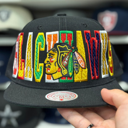 Washington Blackhawks Multicolor Mitchell & Ness Snapback