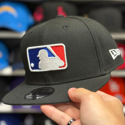 New Era MLB 'Batter-man Logo' Black/Black 9FIFTY Snapback