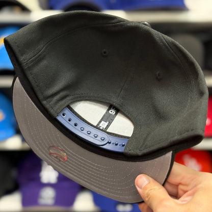 New Era MLB 'Batter-man Logo' Black/Black 9FIFTY Snapback
