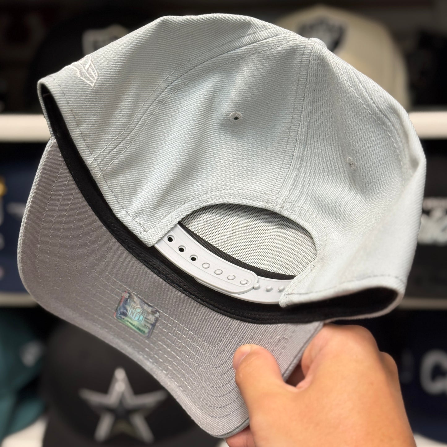 New Era Las Vegas Raiders A-Frame Silver 9FORTY Snapback