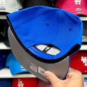 New Era Los Angeles Rams 'Script Logo' Blue/Yellow 9FIFTY Snapback - Product Image