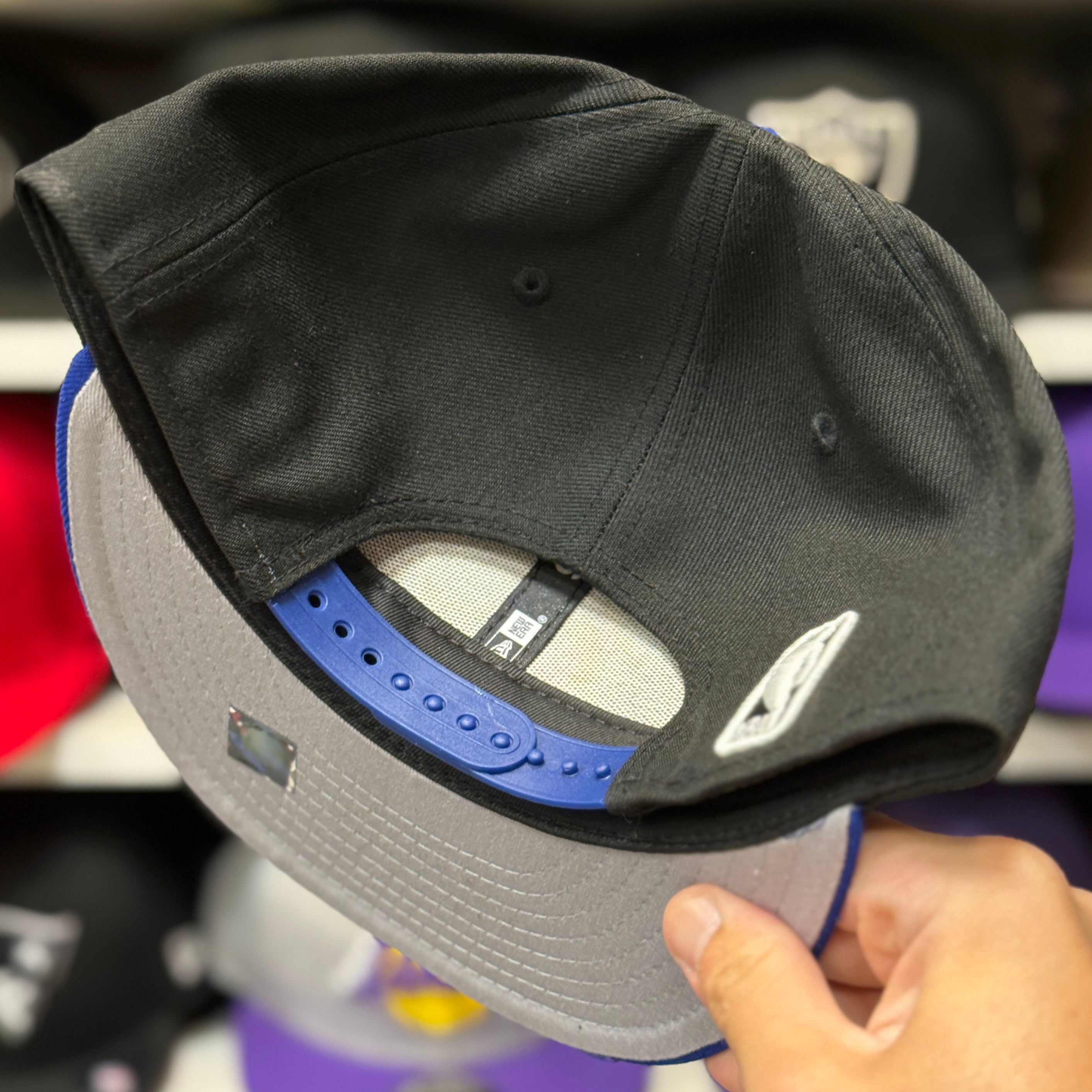 New Era Golden State Warriors Black/Blue 9FIFTY Snapback - Product Image