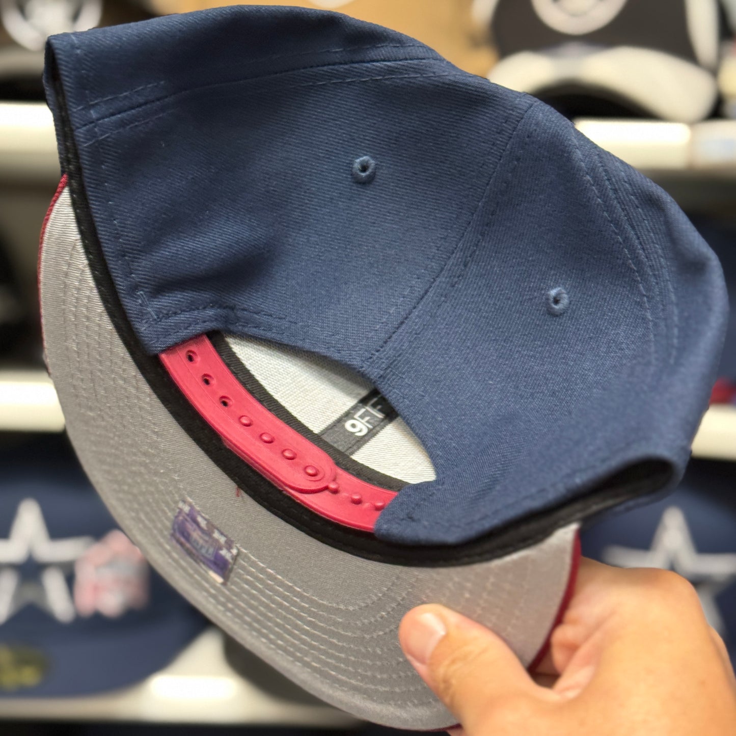 New Era Las Vegas Raiders Navy/Maroon 9FIFTY Snapback