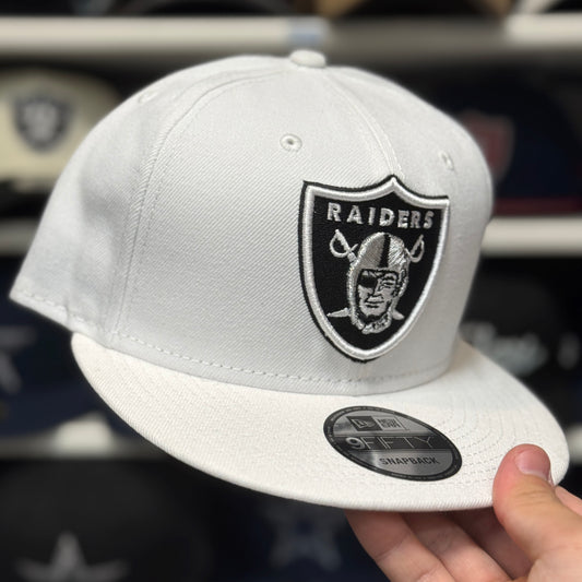 New Era Las Vegas Raiders White 9FIFTY Snapback