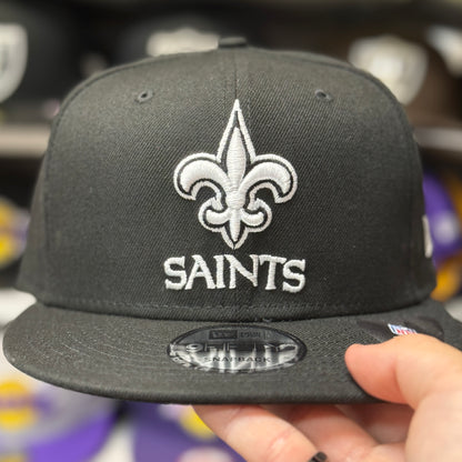 New Era New Orleans Saints Black/White 9FIFTY Snapback