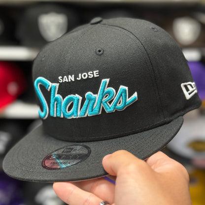 New Era San Jose Sharks 'Script Logo' 9FIFTY Snapback
