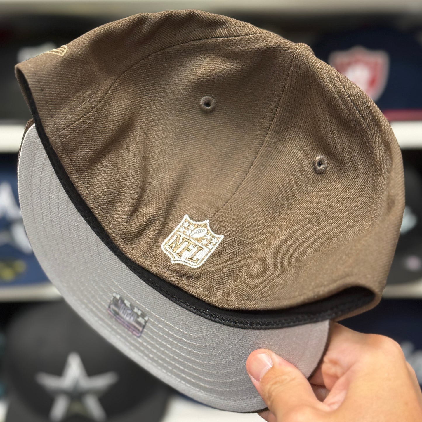 New Era Las Vegas Raiders Brown 59FIFTY Fitted Hat