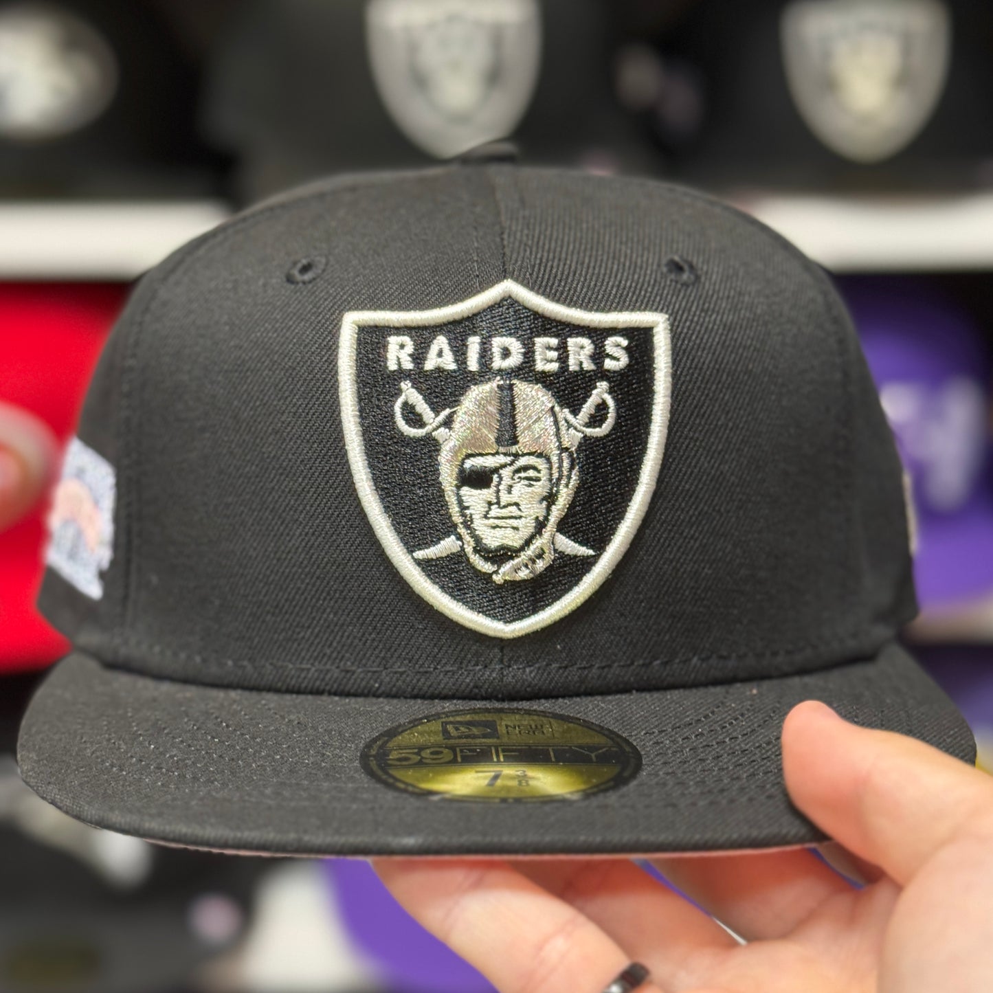 New Era Las Vegas Raiders 'XVIII Super Bowl' Black 59FIFTY Fitted Hat