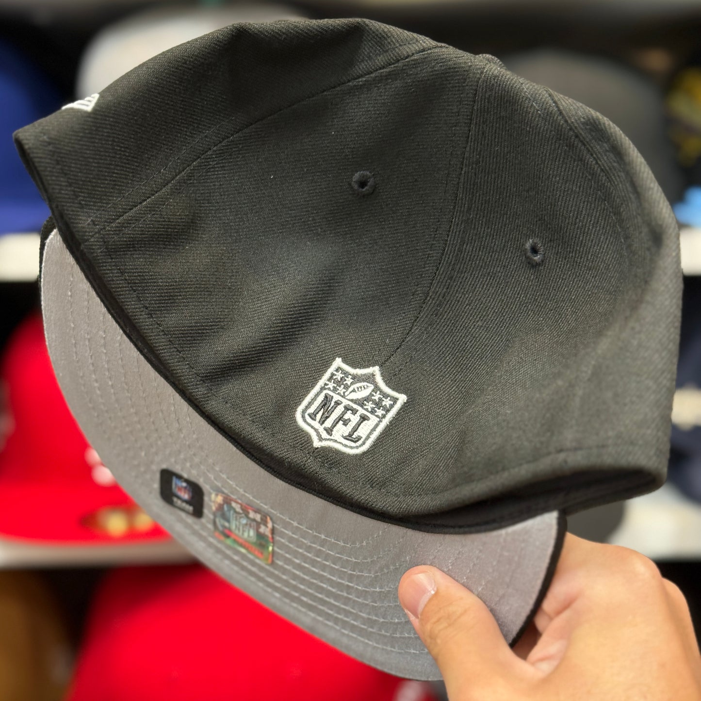 New Era San Francisco 49ers Black/White 59FIFTY Fitted Hat