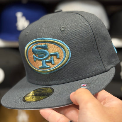 New Era San Francisco 49ers Gray/Blue 59FIFTY Fitted Hat