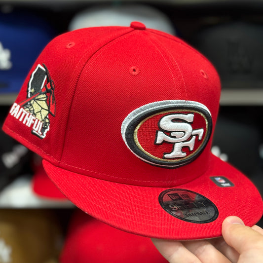 New Era San Fransisco 49ers 'CA Faithful' Red 9FIFTY Snapback