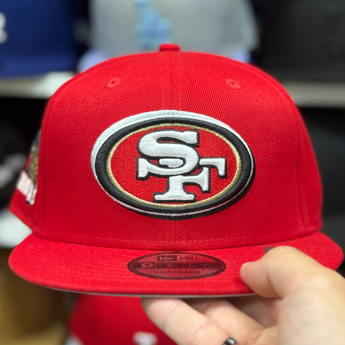 New Era San Fransisco 49ers 'CA Faithful' Red 9FIFTY Snapback