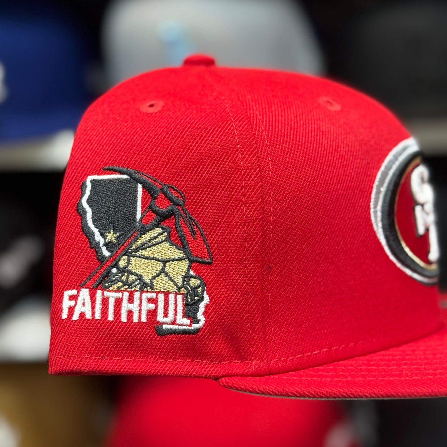 New Era San Fransisco 49ers 'CA Faithful' Red 9FIFTY Snapback