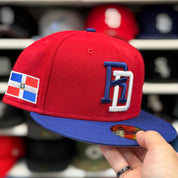 New Era Dominican Republic 2026 World Baseball Classics Red/Blue 59FIFTY Fitted Hat - Product Image