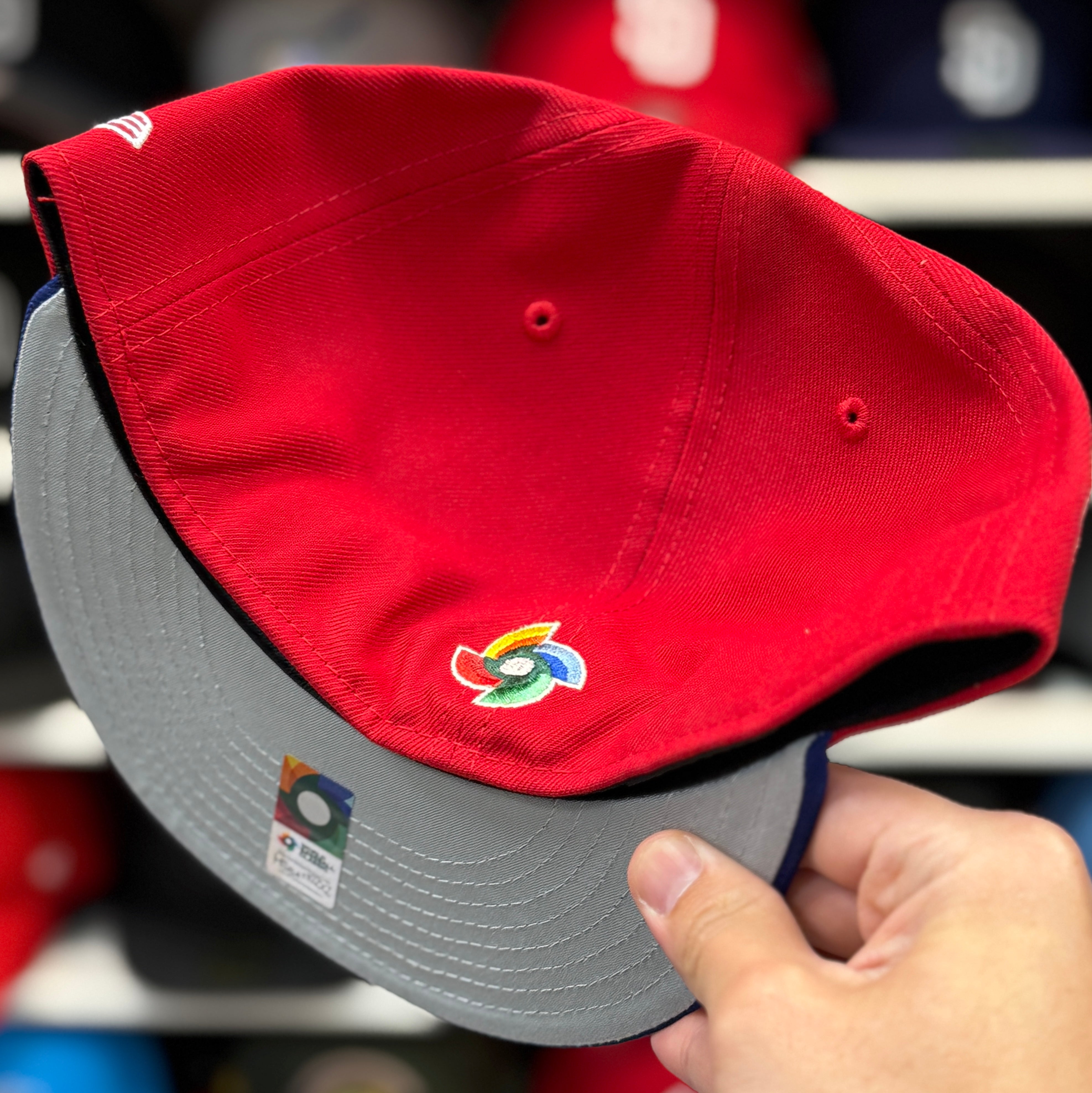 New Era Dominican Republic 2026 World Baseball Classics Red/Blue 59FIFTY Fitted Hat - Product Image
