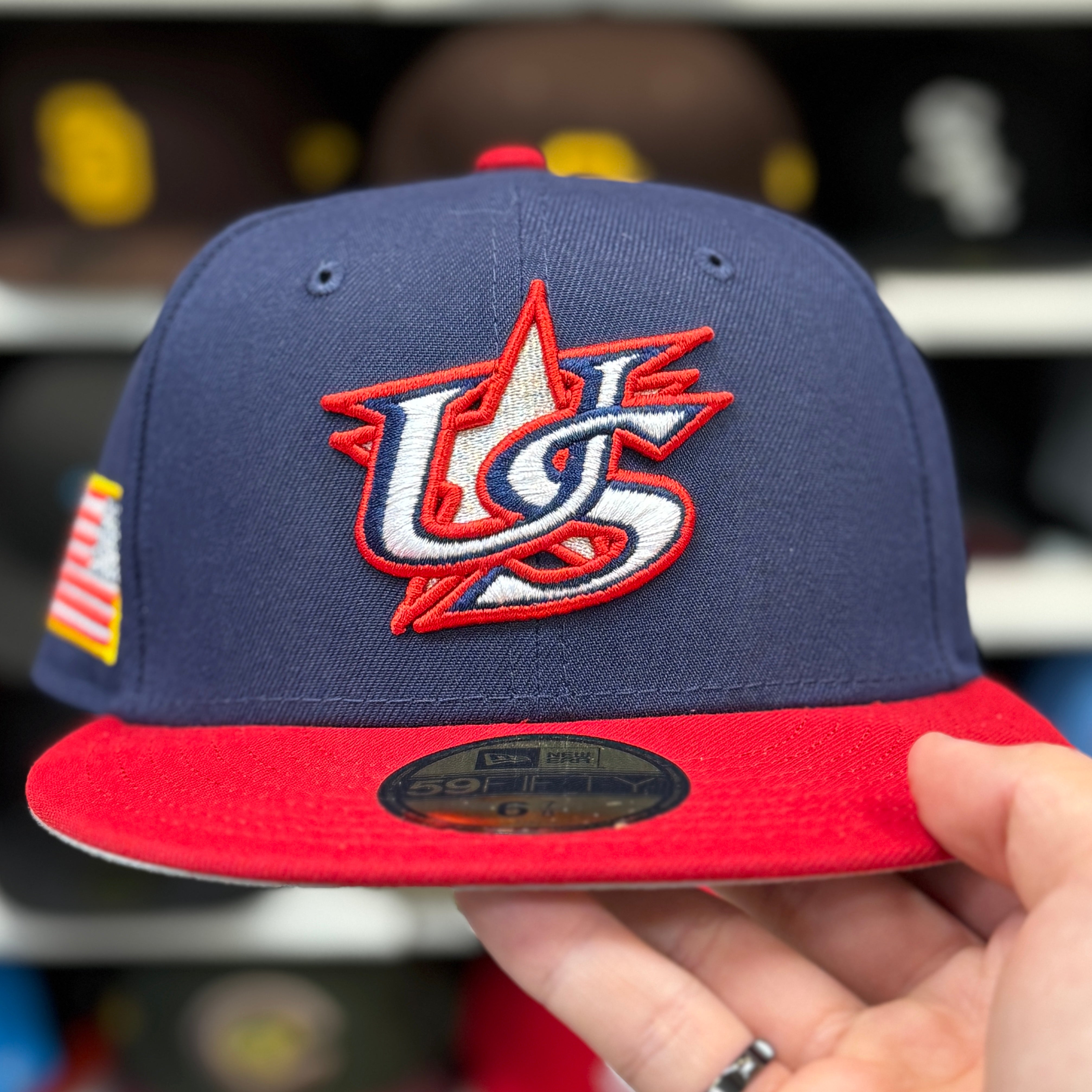 New Era United States 2026 World Baseball Classics Navy/Red 59FIFTY Fitted Hat - Product Image