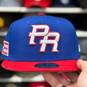 New Era Puerto Rico 2026 World Baseball Classics Blue/Red 59FIFTY Fitted Hat - Product Image