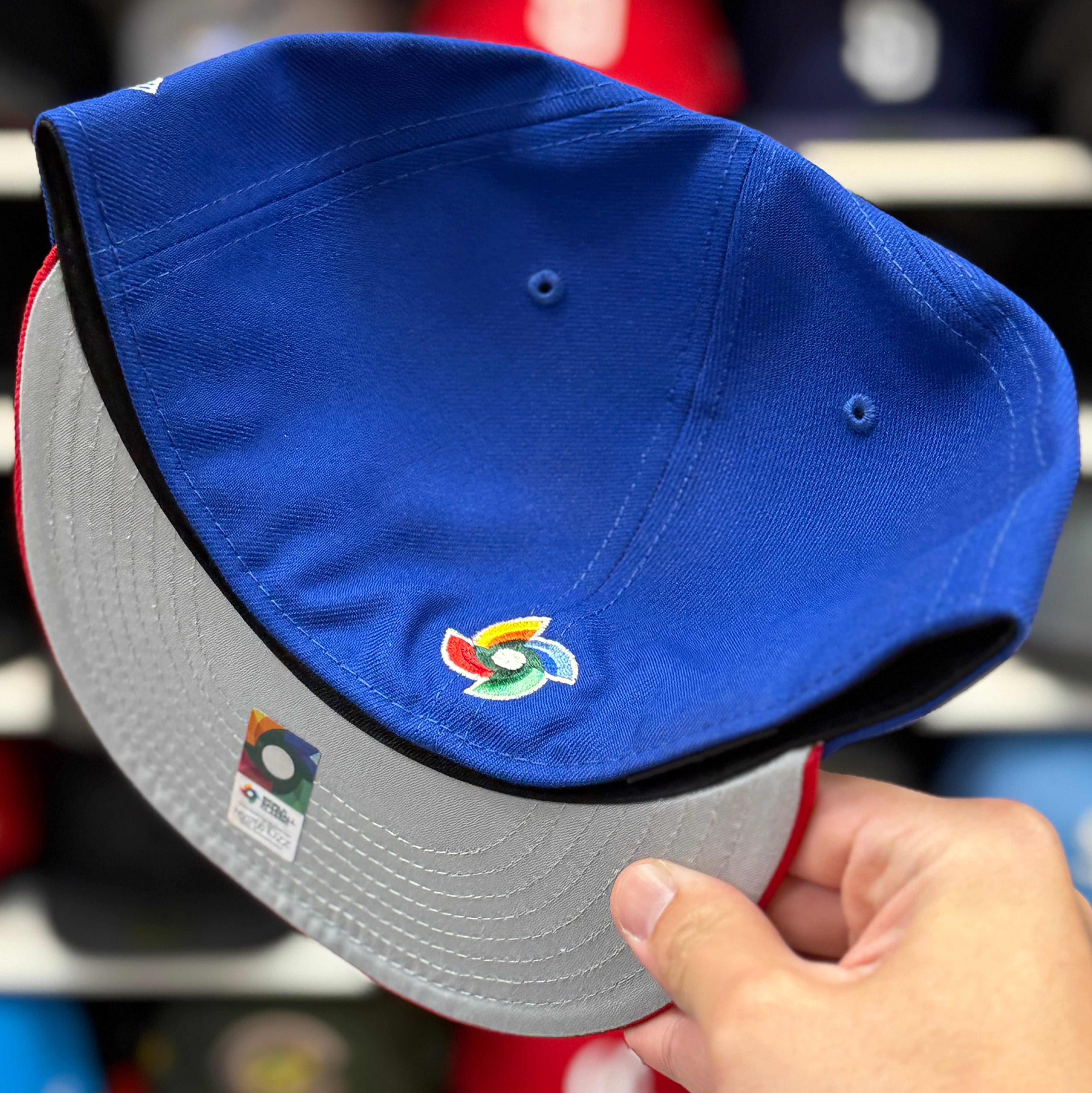 New Era Puerto Rico 2026 World Baseball Classics Blue/Red 59FIFTY Fitted Hat - Product Image