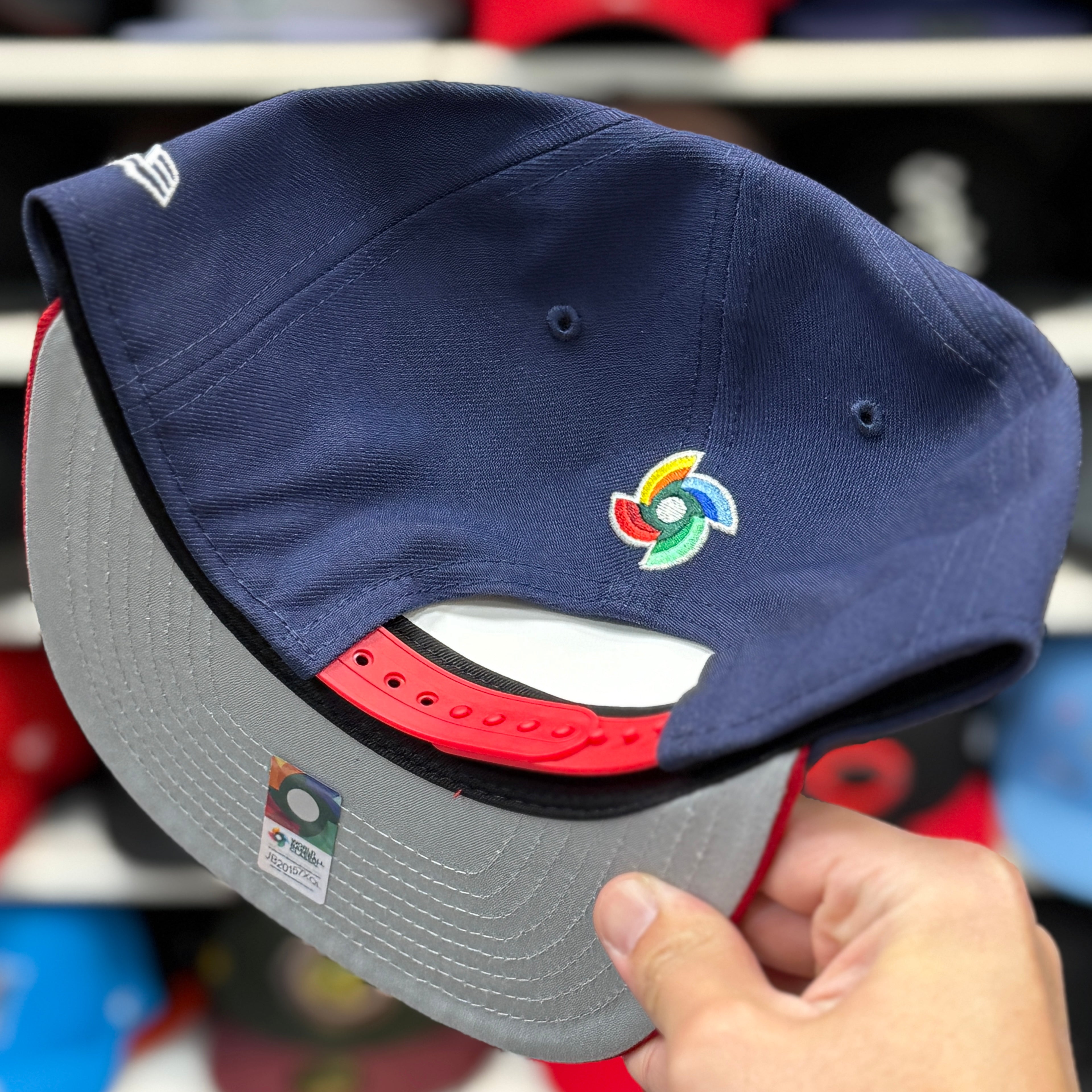 New Era United States 2026 World Baseball Classics A-Frame Navy/Red 9FIFTY Snapback - Product Image