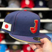 New Era Japan 2026 World Baseball Classics Navy 59FIFTY Fitted Hat - Product Image