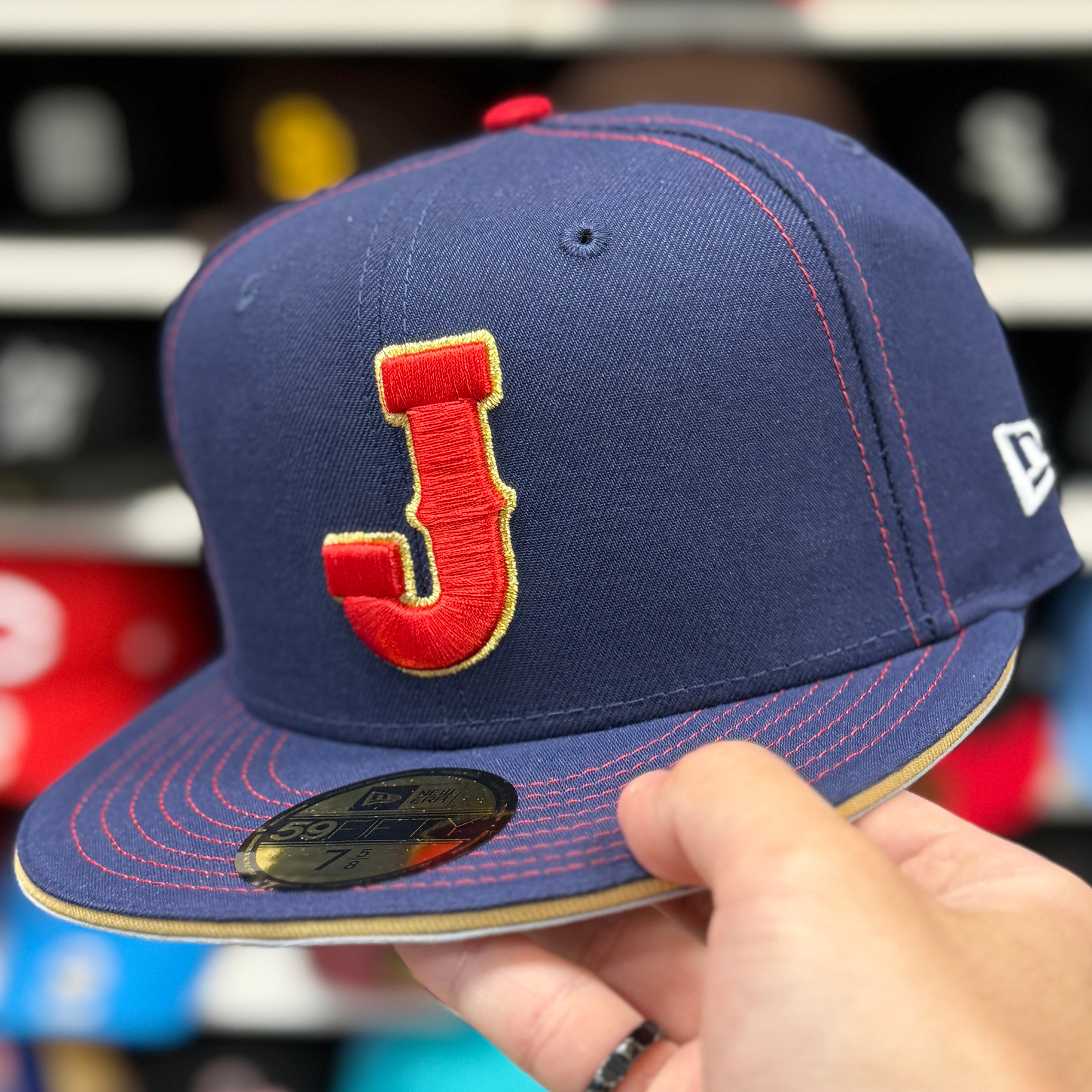 New Era Japan 2026 World Baseball Classics Navy 59FIFTY Fitted Hat - Product Image