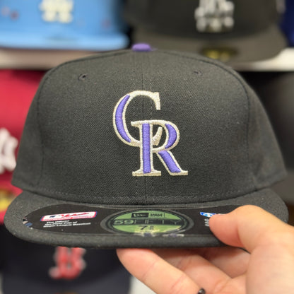 New Era Colorado Rockies Black 59FIFTY Fitted Hat