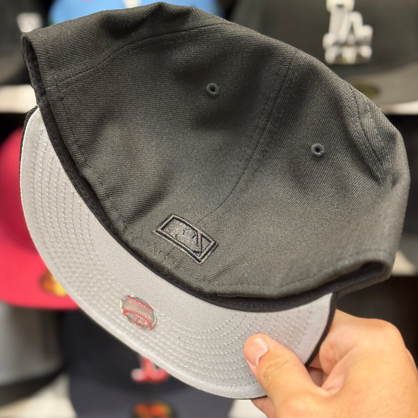 New Era Florida Marlins Black/Black 59FIFTY Fitted Hat