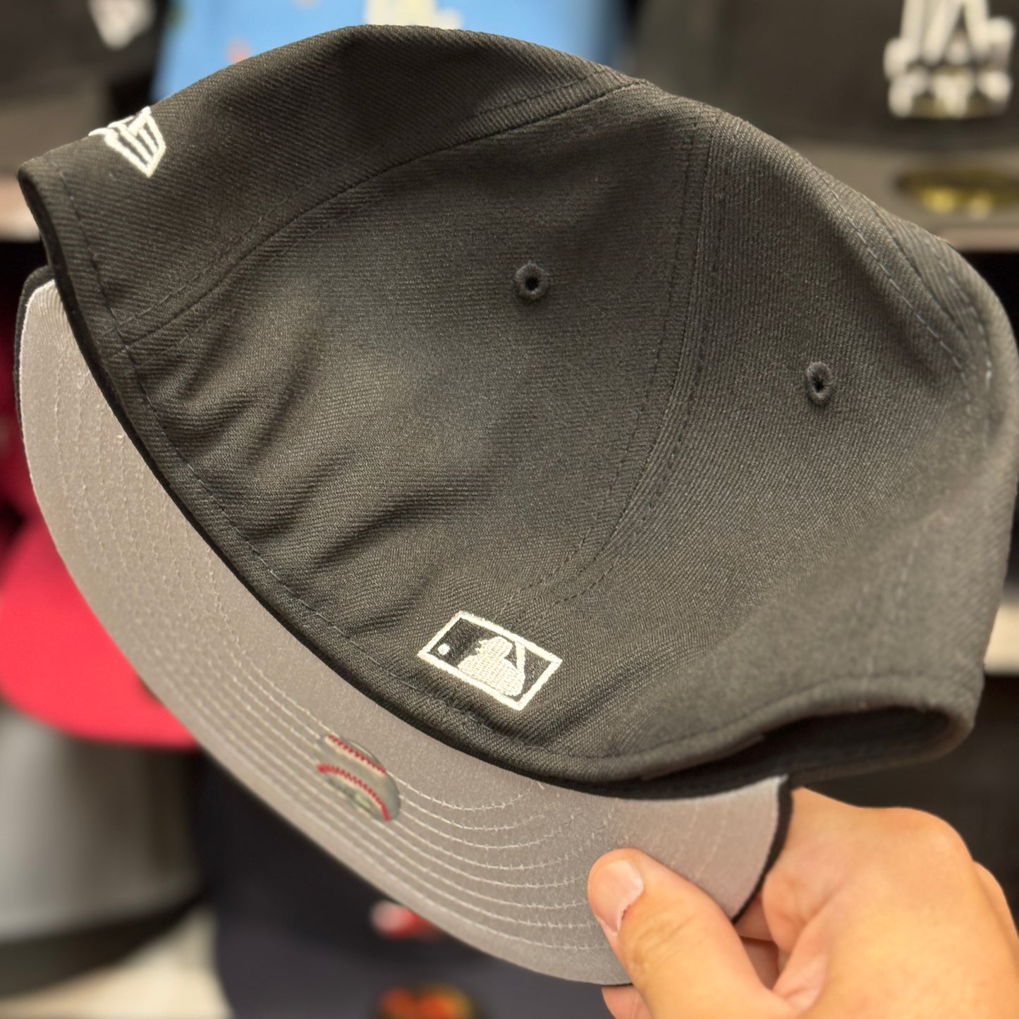 New Era Florida Marlins Black/White 59FIFTY Fitted Hat