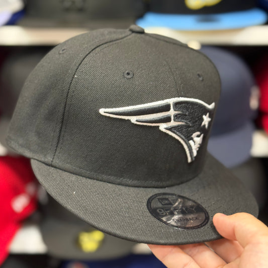 New Era New England Patriots Black/White 9FIFTY Snapback