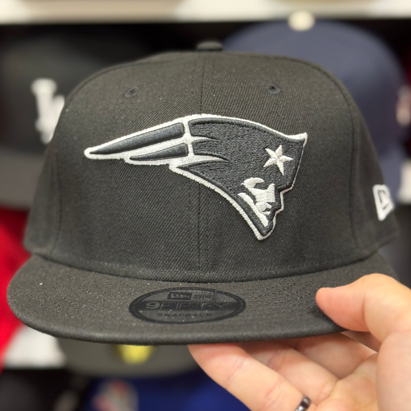 New Era New England Patriots Black/White 9FIFTY Snapback