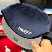 New Era New England Patriots Navy 59FIFTY Fitted Hat - Product Image