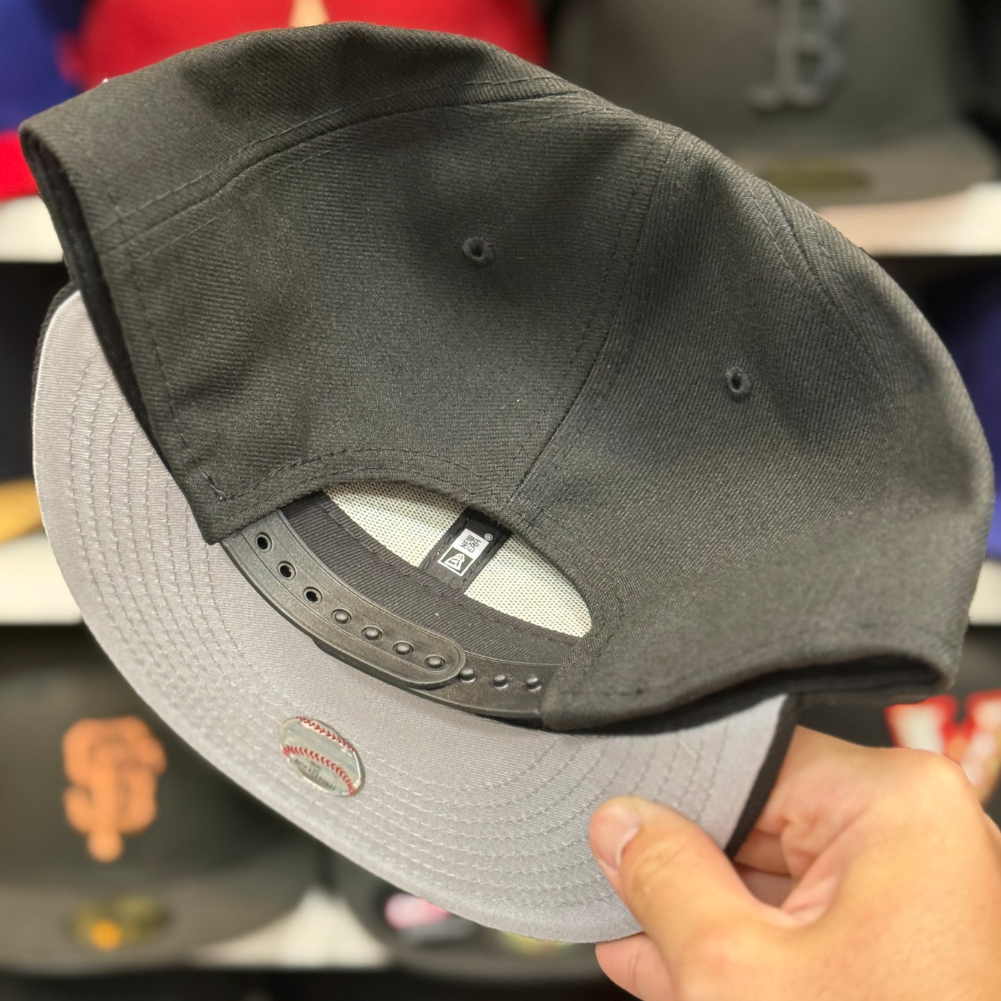 New Era Washington Nationals Black/White 9FIFTY Snapback