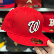 New Era Washington Nationals Red 59FIFTY Fitted Hat - Product Image