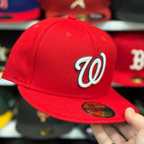 New Era Washington Nationals Red 59FIFTY Fitted Hat