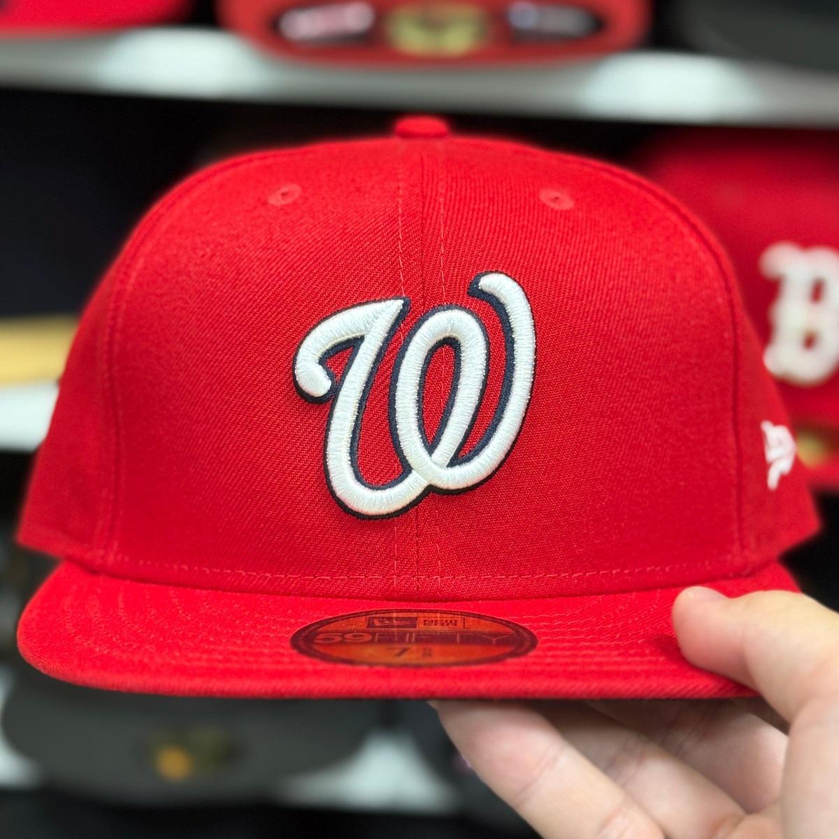 New Era Washington Nationals Red 59FIFTY Fitted Hat - Product Image