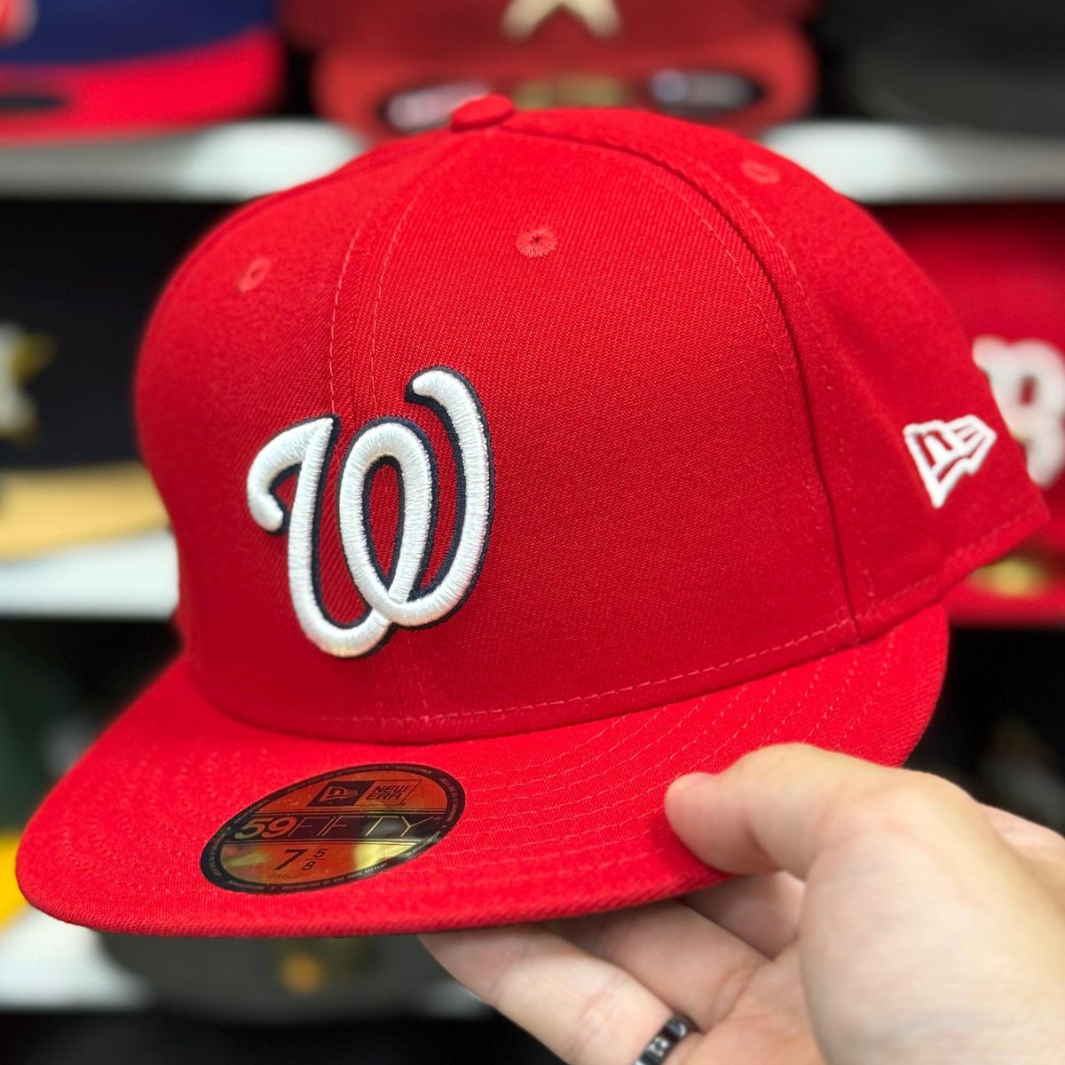 New Era Washington Nationals Red 59FIFTY Fitted Hat - Product Image