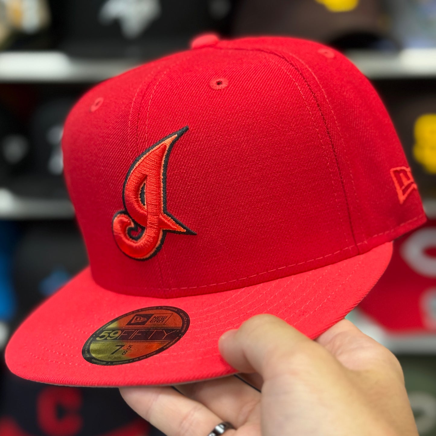 New Era Cleveland Indians '70th Anniversary Jacobs Field' Red 59FIFTY Fitted Hat