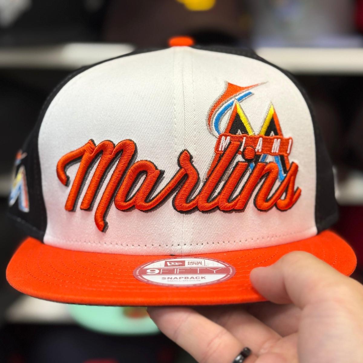 New Era Miami Marlins 'Script Logo' Multicolor Vintage 9FIFTY Snapback - Product Image
